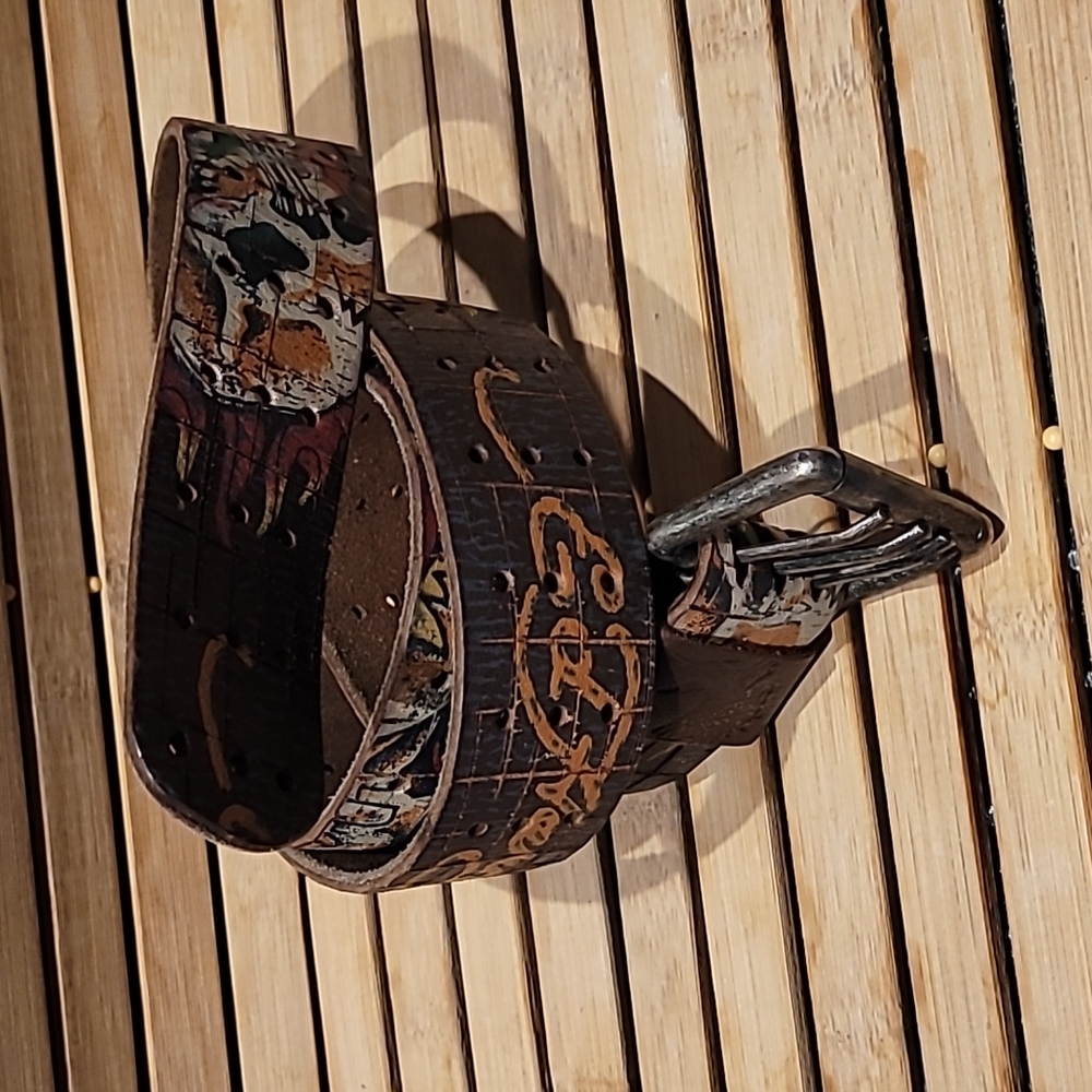 ED Harding Belt Large Brown Mens